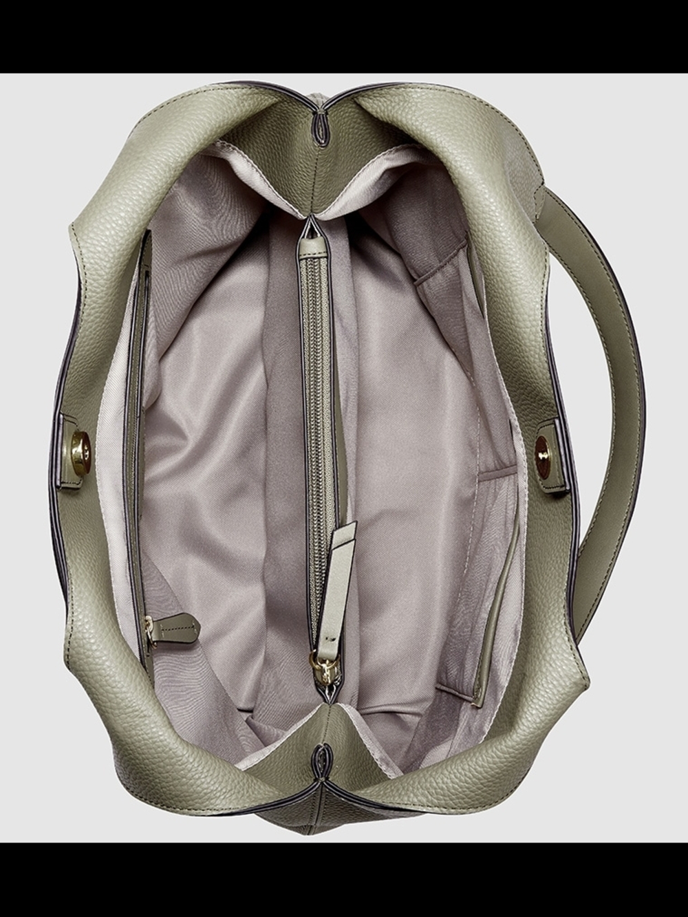 Nine West Olive Green Pebbled Hobo Bag - Picture 2 of 9